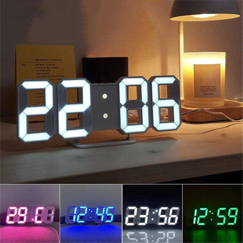 Reloj digital 3D